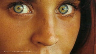 Sharbat Gula was the subject of Steve McCurry's "Afghan Girl."
 