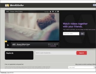 Wednesday, June 19, 13
 