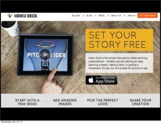 Wednesday, June 19, 13
 