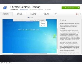 Wednesday, June 19, 13
 