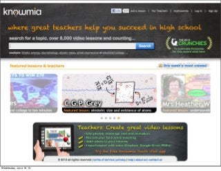 Wednesday, June 19, 13
 