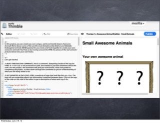 Wednesday, June 19, 13
 