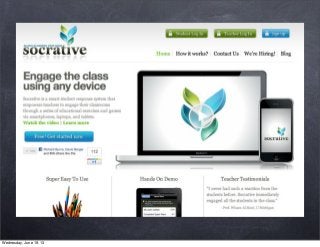 Wednesday, June 19, 13
 