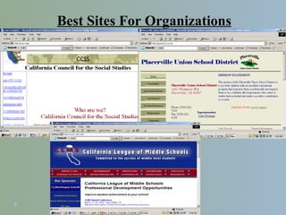 Best Sites For Organizations 