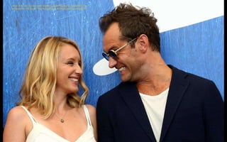 Actor Jude Law (R) chats with actress Ludivine Sagnier as they attend the
photocall for the movie "The Young Pope". REUTER...