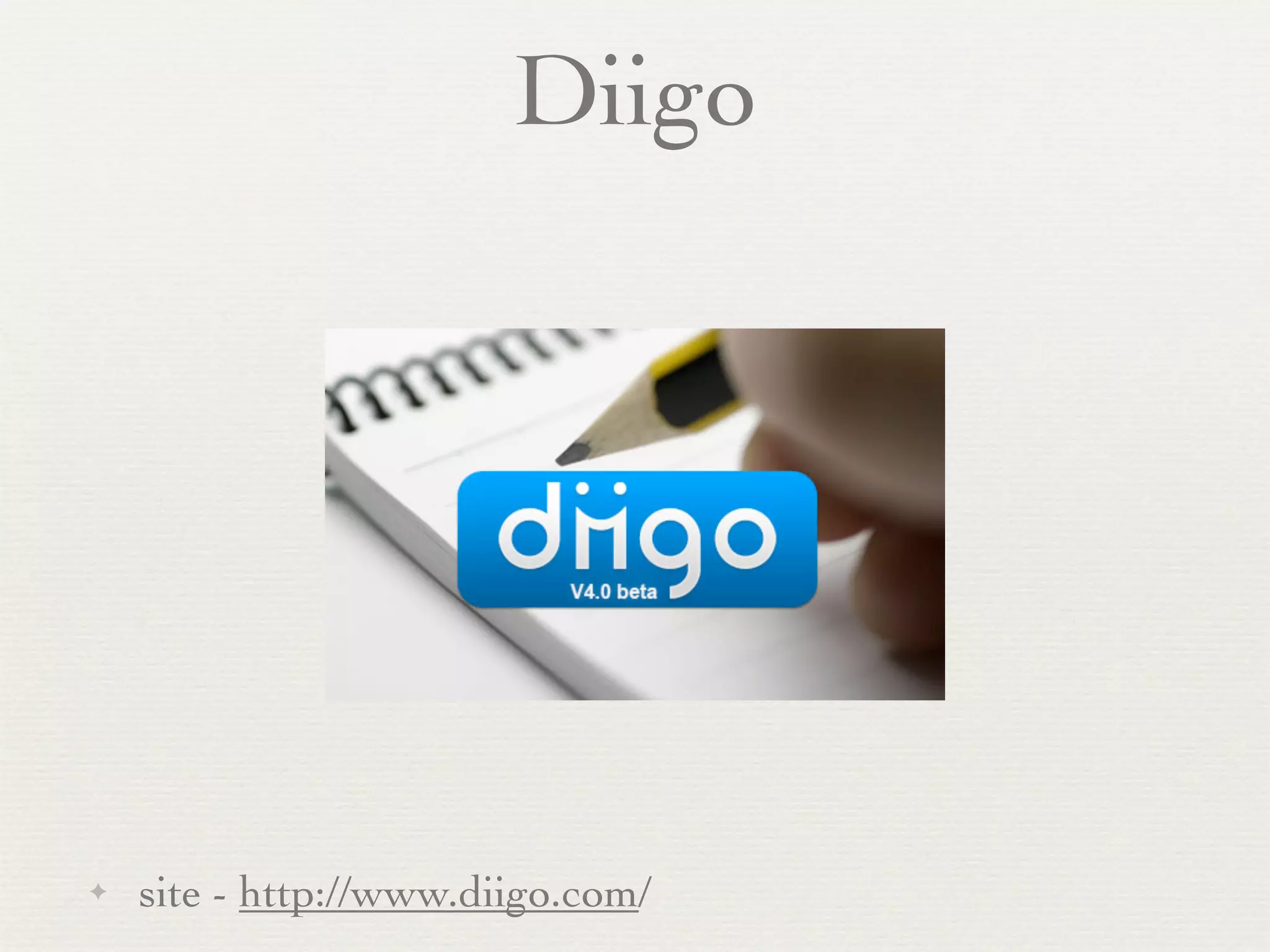 Diigo




✦   site - http://www.diigo.com/
 
