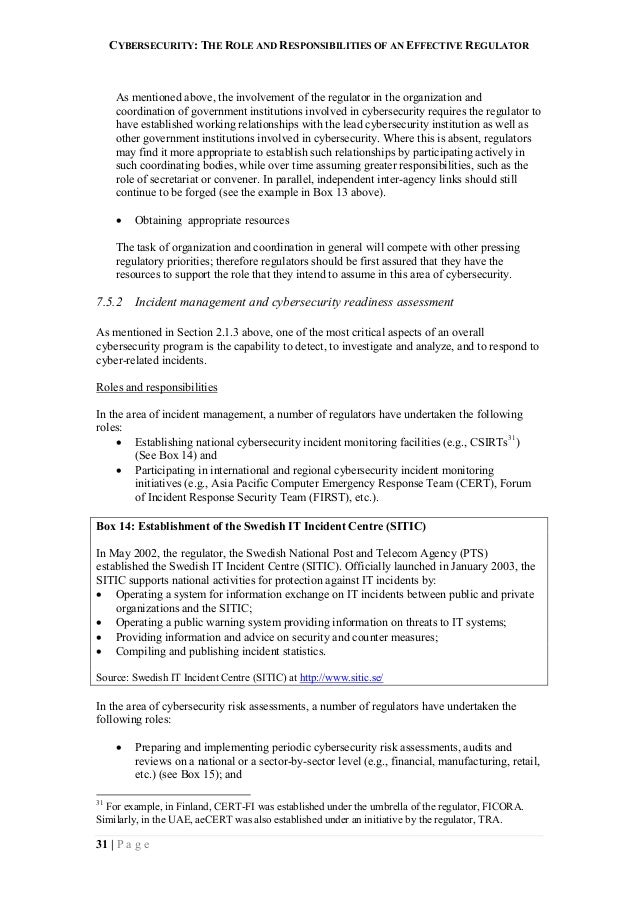 Best One Cyber Security Roles Gsr Background Paper On Cybersecurity