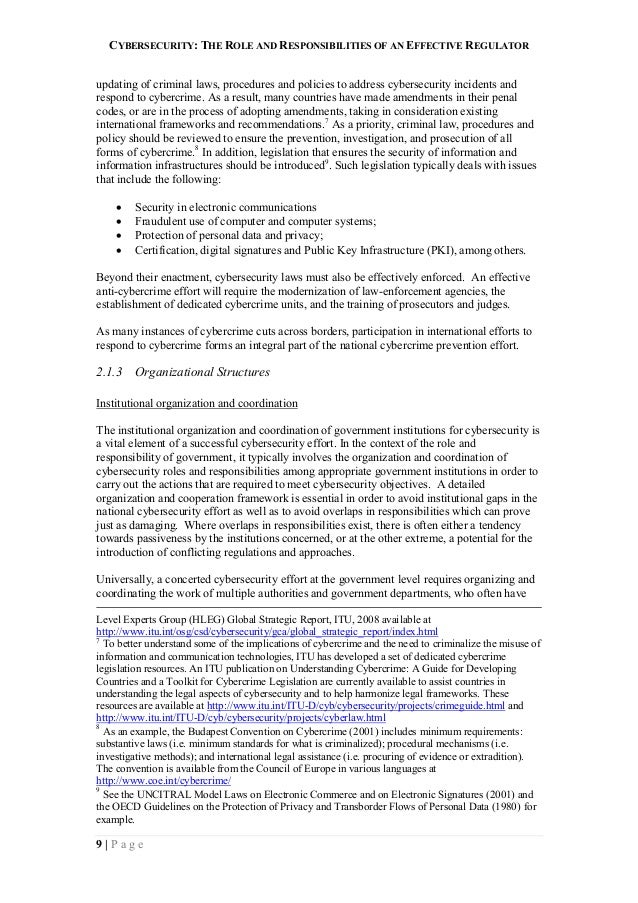 Best One Cyber Security Roles Gsr Background Paper On Cybersecurity