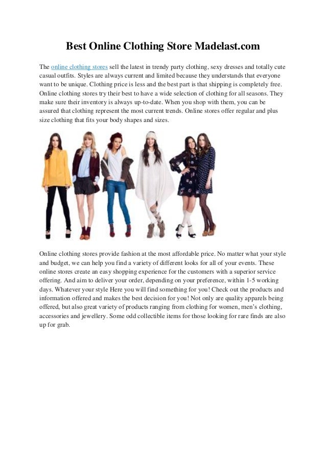 Best online clothing store