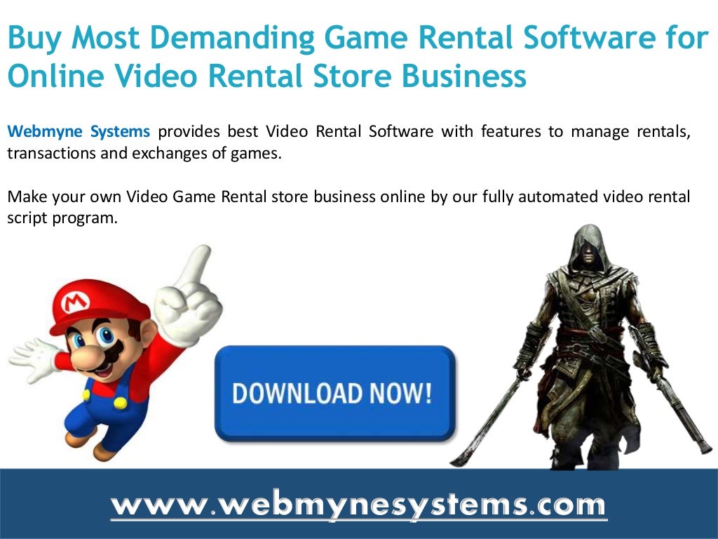 Best online video game rental software