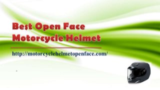 Best Open Face Motorcycle Helmet