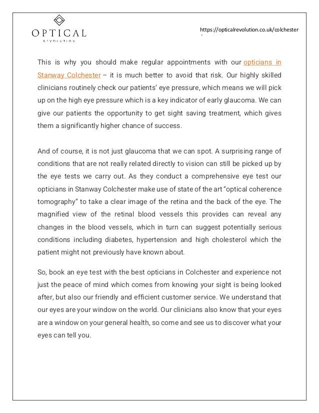 Best Opticians in Colchester for Eye Care