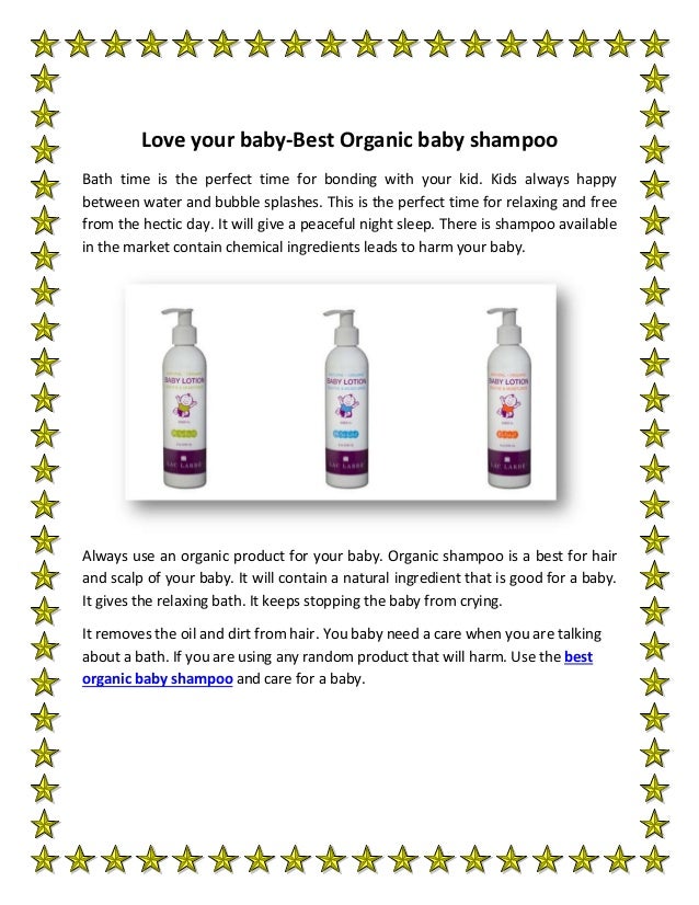 best organic baby lotion