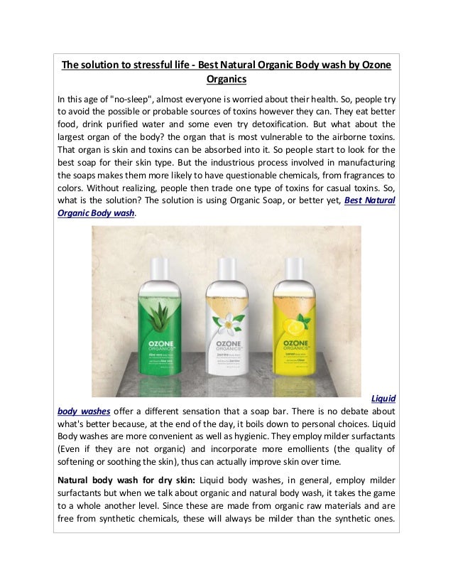 best natural body soap
