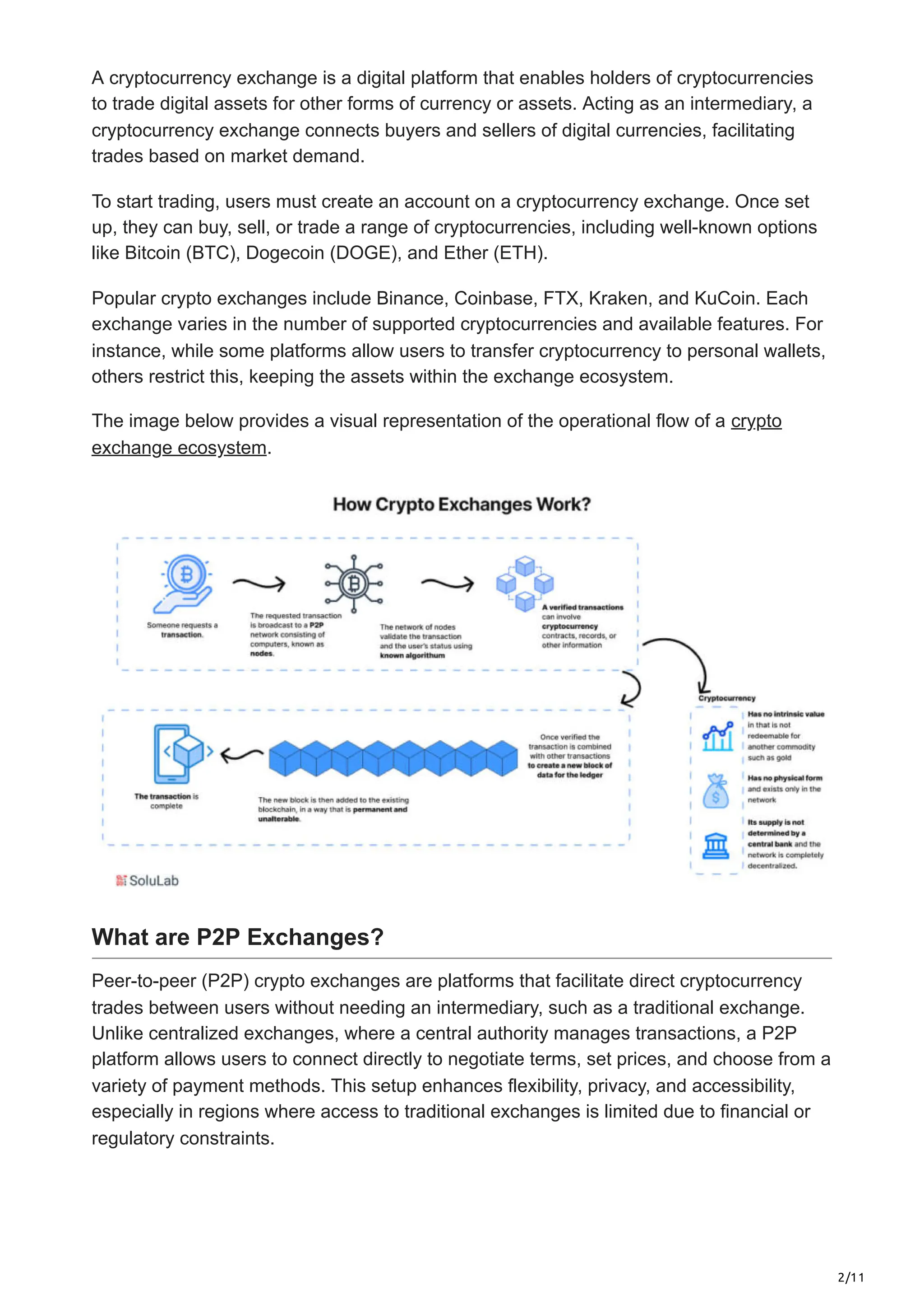 Best P2P Crypto Exchanges for 2025.pdf overview | PDF