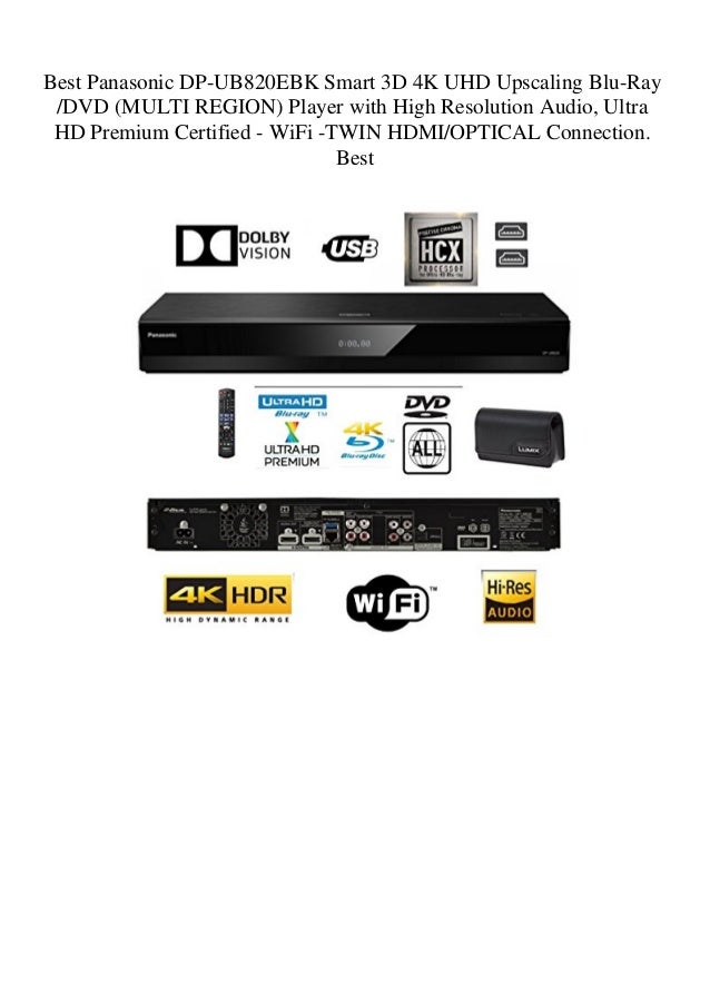 Best Panasonic Dp Ub0ebk Smart 3d 4k Uhd Upscaling Blu Ray Dvd Mul