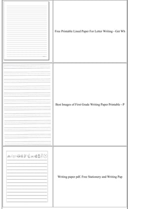 Free Printable Lined Paper For Letter Writing - Get Wh
Best Images of First Grade Writing Paper Printable - P
Writing paper pdf. Free Stationery and Writing Pap
 