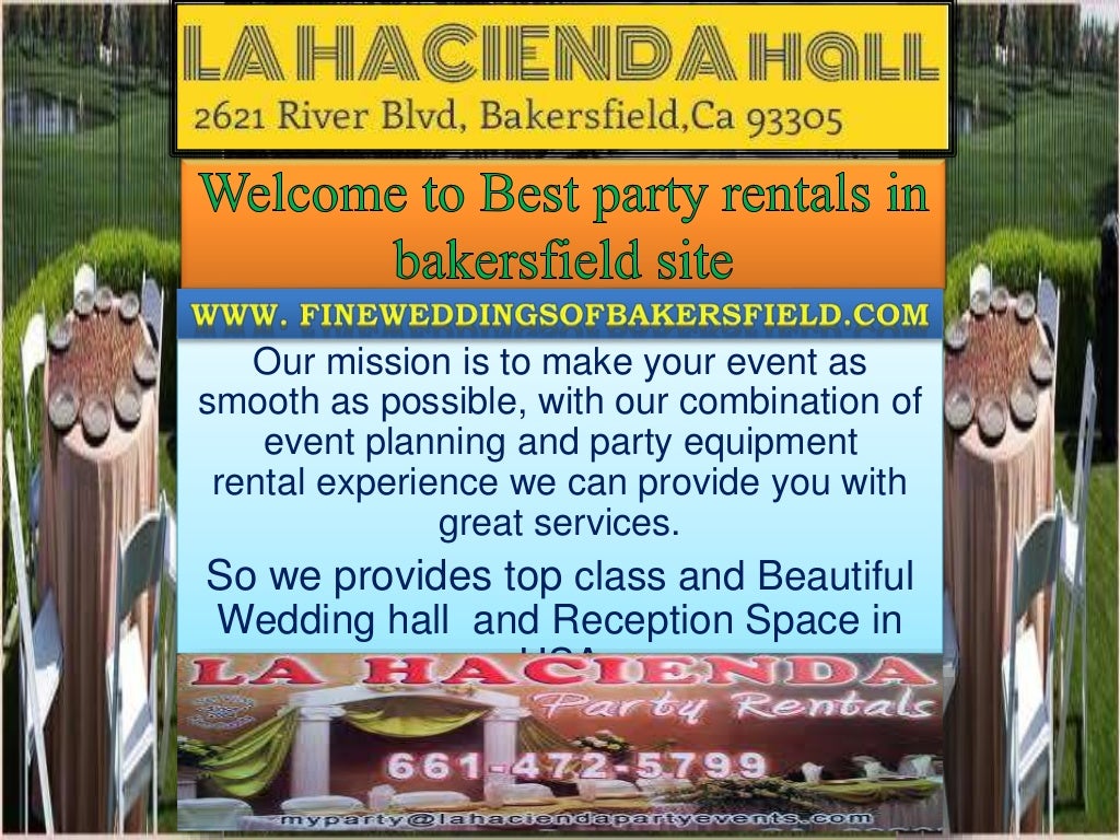 Best party rentals in bakersfield