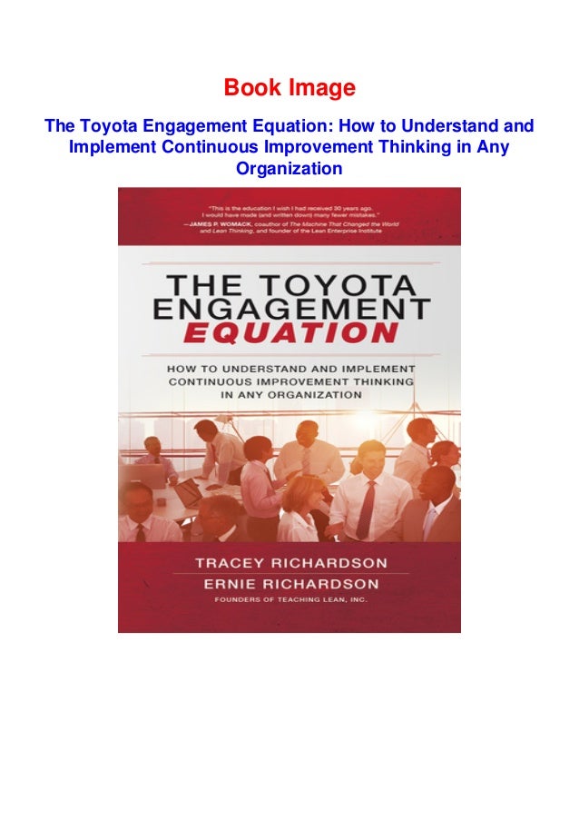 BESTPDFThe Toyota Engagement Equation: How to Understand and Implement ...