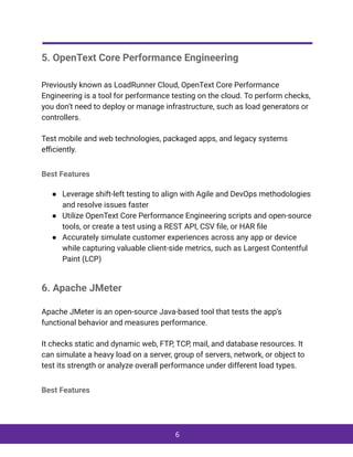 Top Performance Testing Tools of 2025: Ensure Speed, Stability, and ...