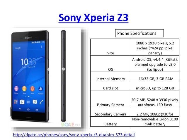 best phones of 2014 dgate dubai sony xperia z3 size