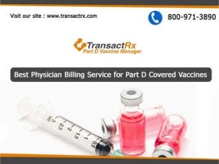 Best Physician Billing Service For Part D Covered Vaccines