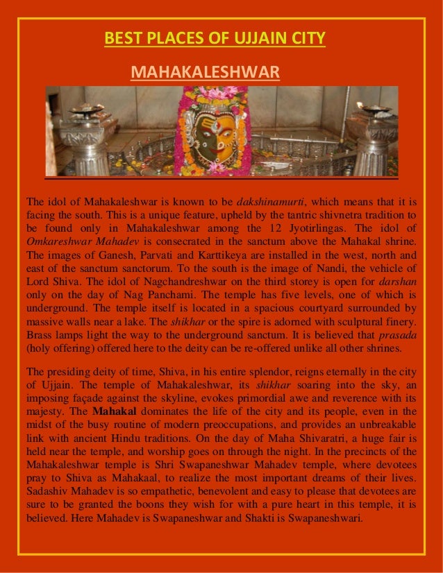 Best places of ujjain city