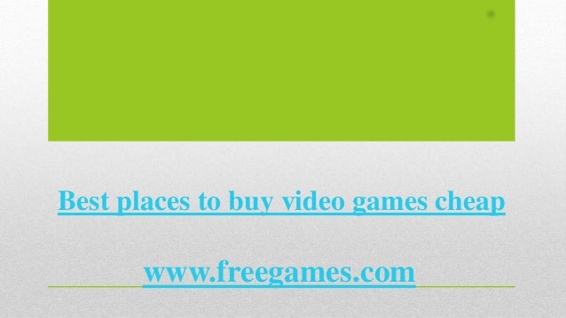 best places to buy video games