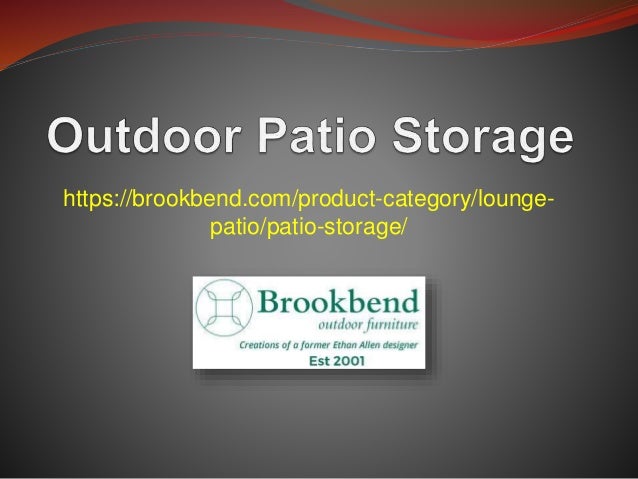 Best Place To Buy Outdoor Patio Storage Online