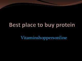 Vitaminshoppersonline
 