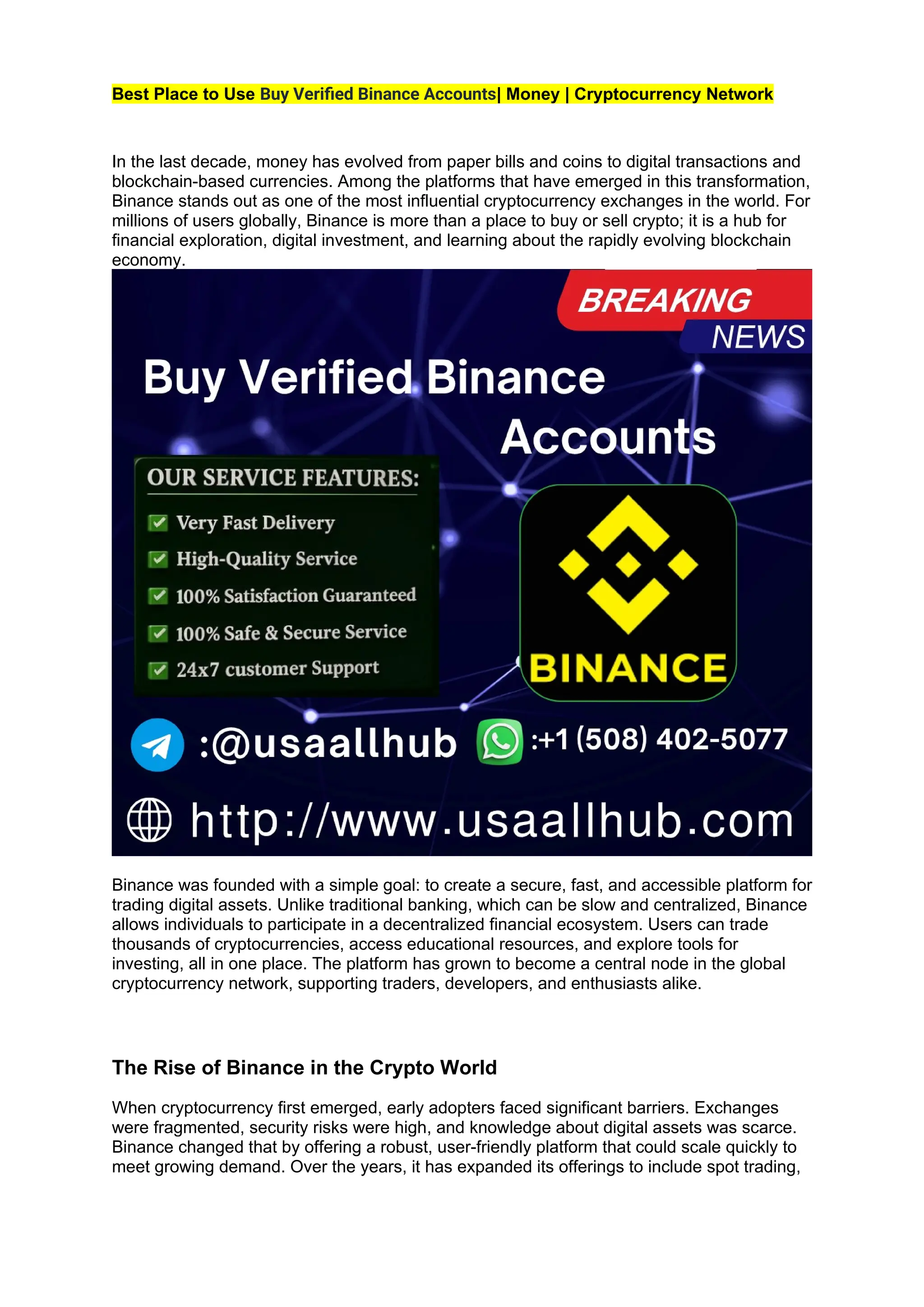 Best Place to Use Verified Binance Accounts_ Money _ Cryptocurrency  Network.docx