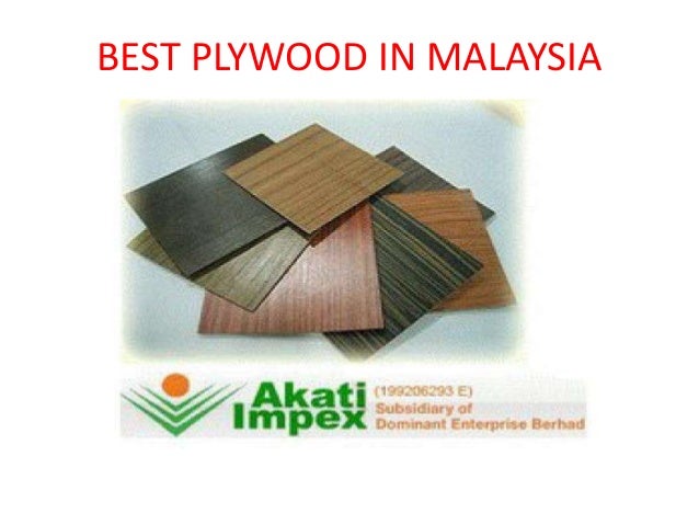 Best Plywood Products in Malaysia - Dominant