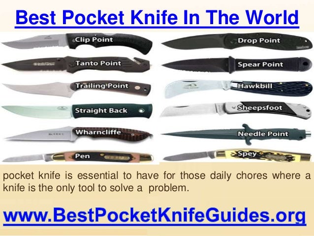 What are some good pocket knives?