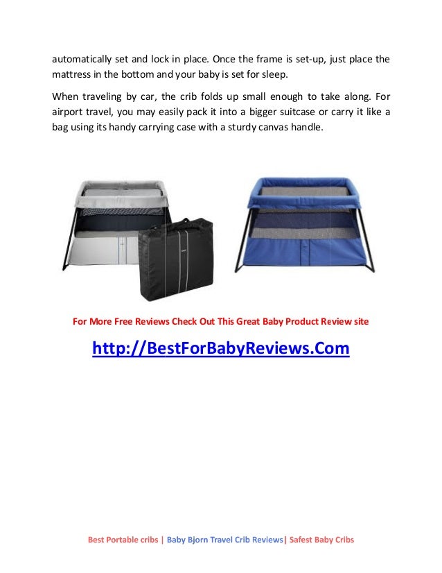 Best Portable Cribs Baby Bjorn Travel Crib Review