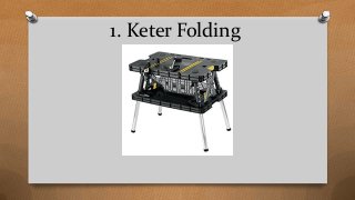1. Keter Folding
 