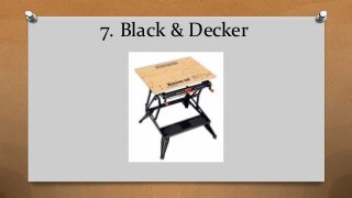 7. Black & Decker
 