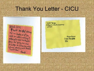 Thank You Letter - CICU 