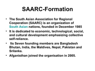 Saarc Development Best ppt saarc | PPT