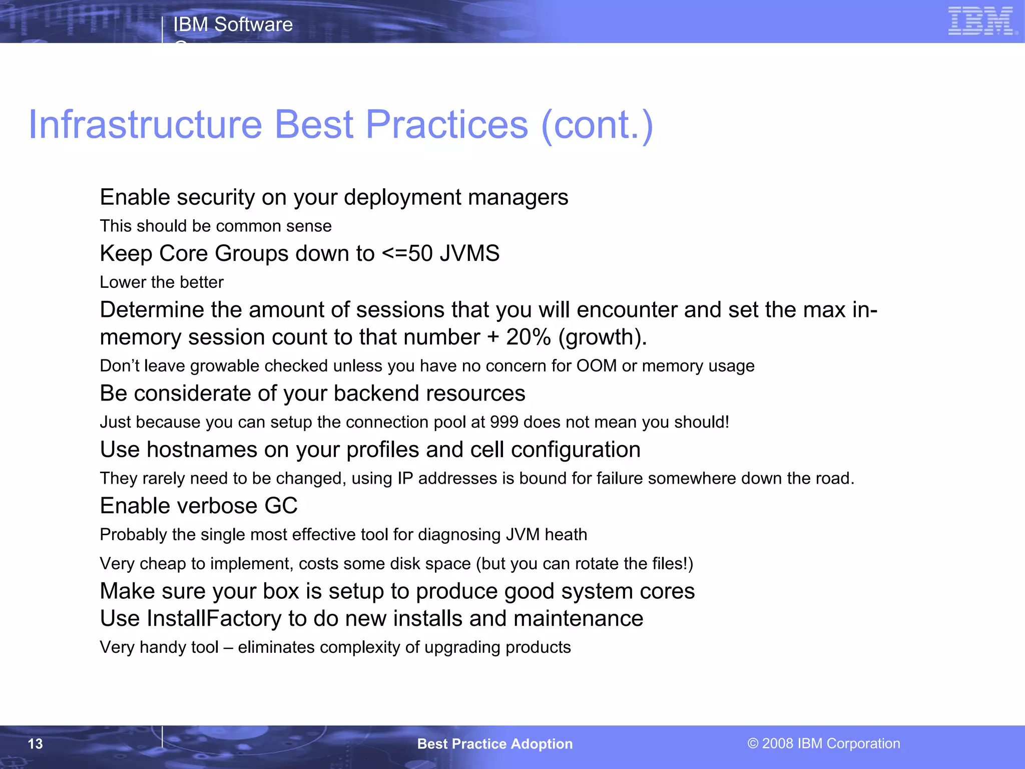 Agenda What is a best practice? 