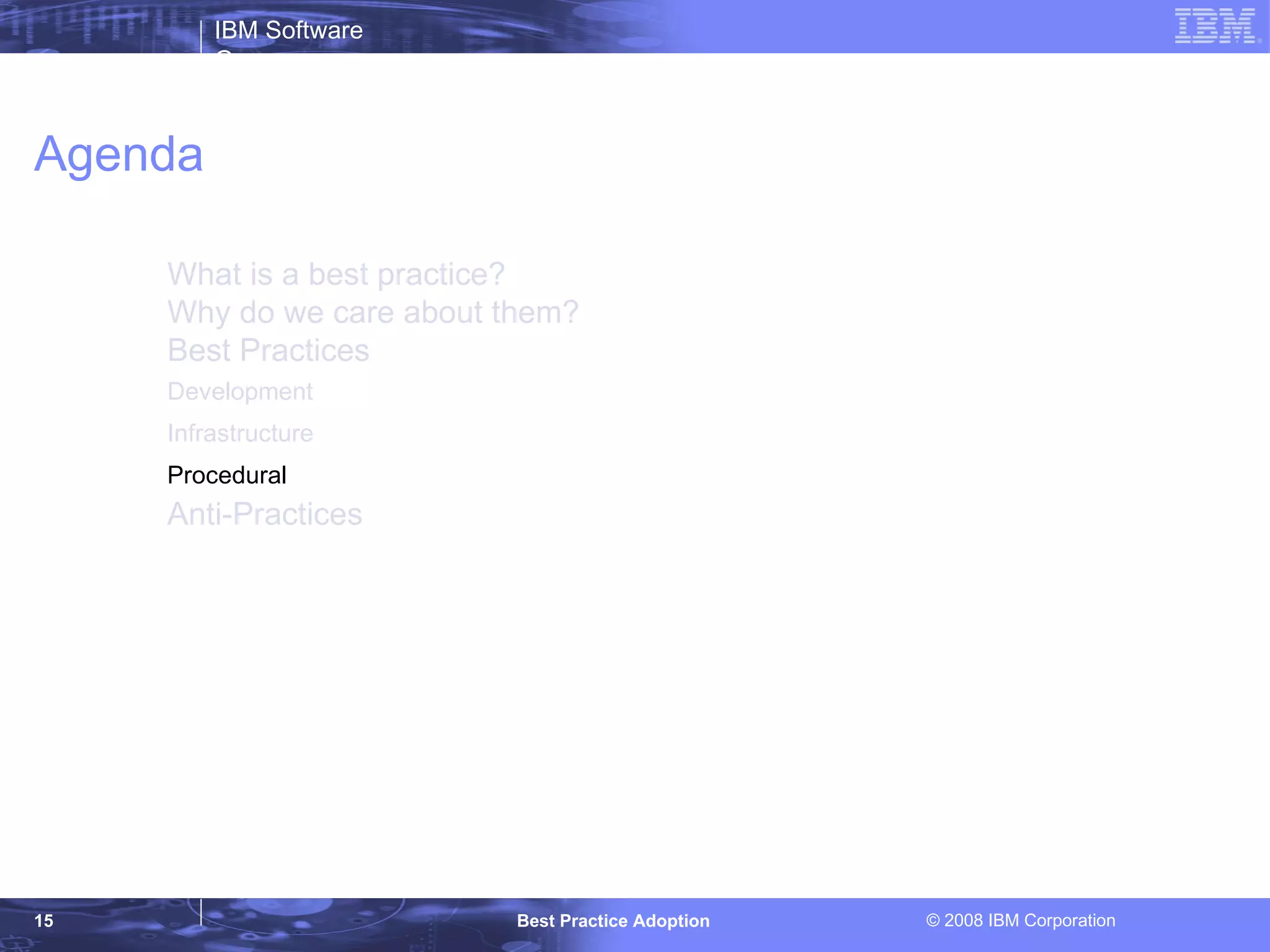 Best Practices Development 