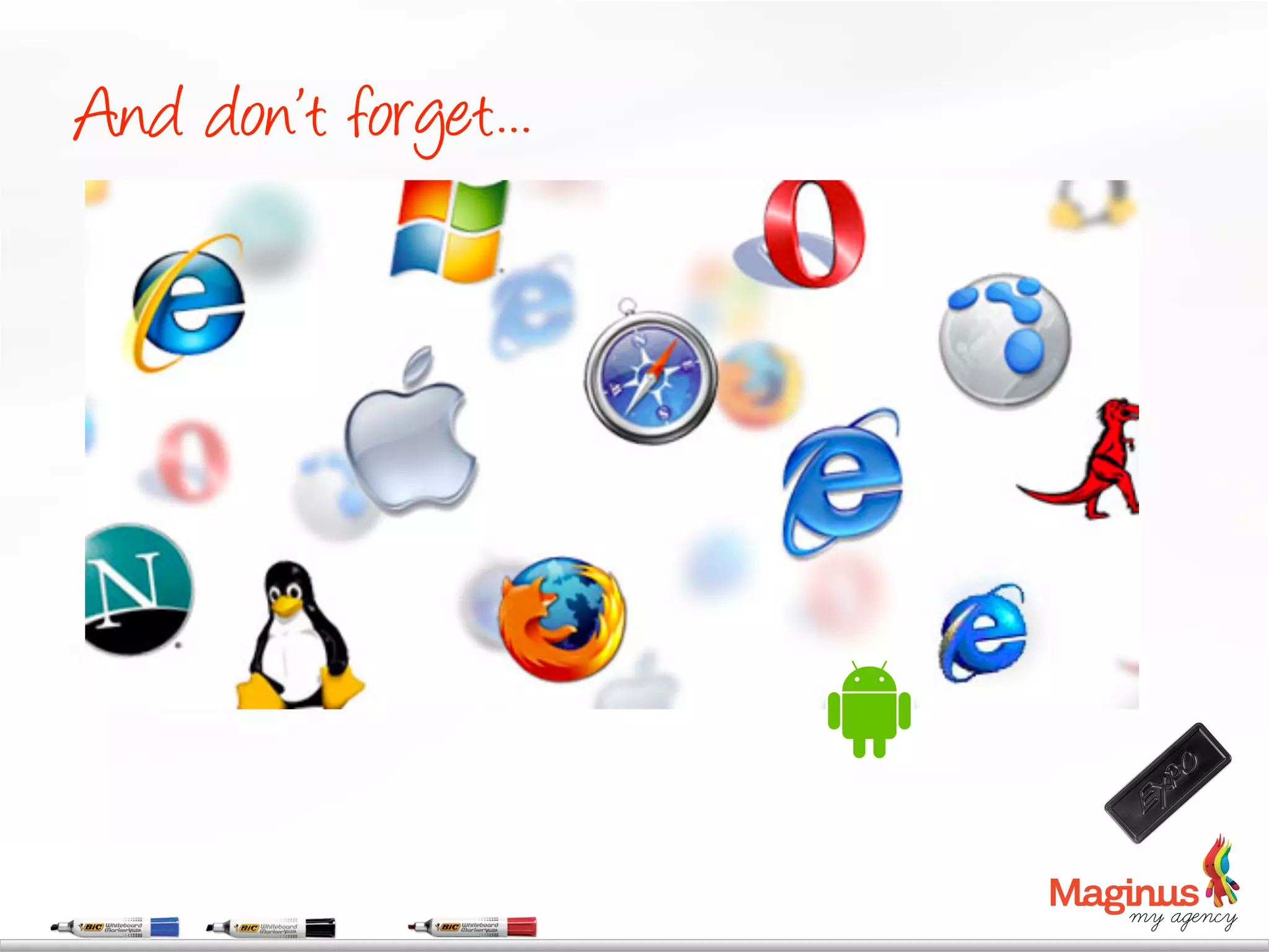 And don’t forget...
 