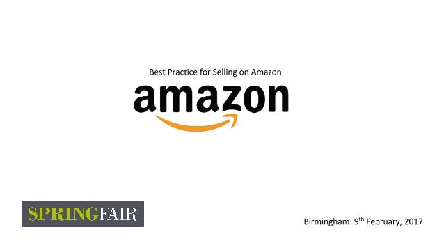 selling on amazon best practice