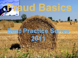 Fraud Basics   Best Practice Series 2011 