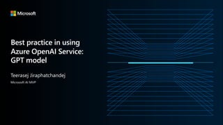 Best Practice on using Azure OpenAI Service | PDF