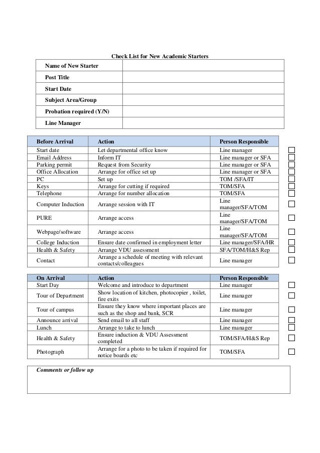 recruiting checklist template