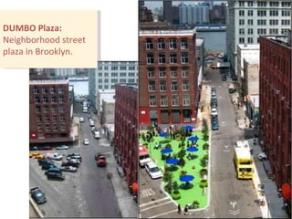 DUMBO Plaza: Neighborhood street plaza in Brooklyn. 