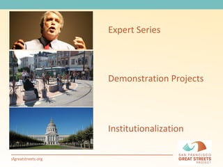 Expert Series Demonstration Projects Institutionalization 