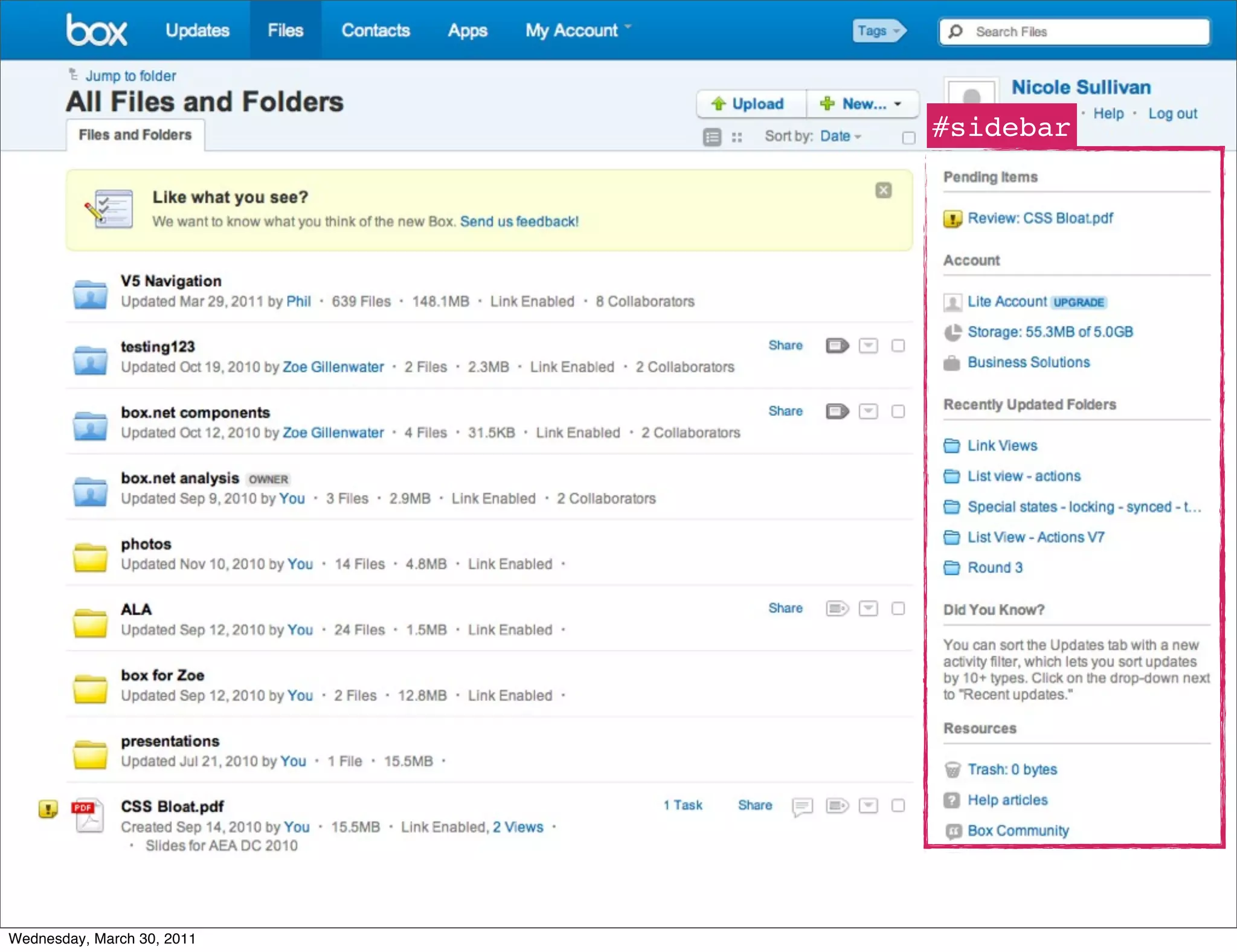 #sidebar




Wednesday, March 30, 2011
 
