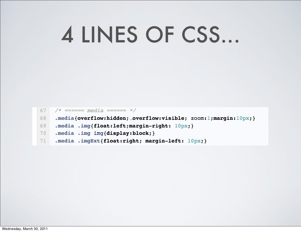 4 LINES OF CSS...