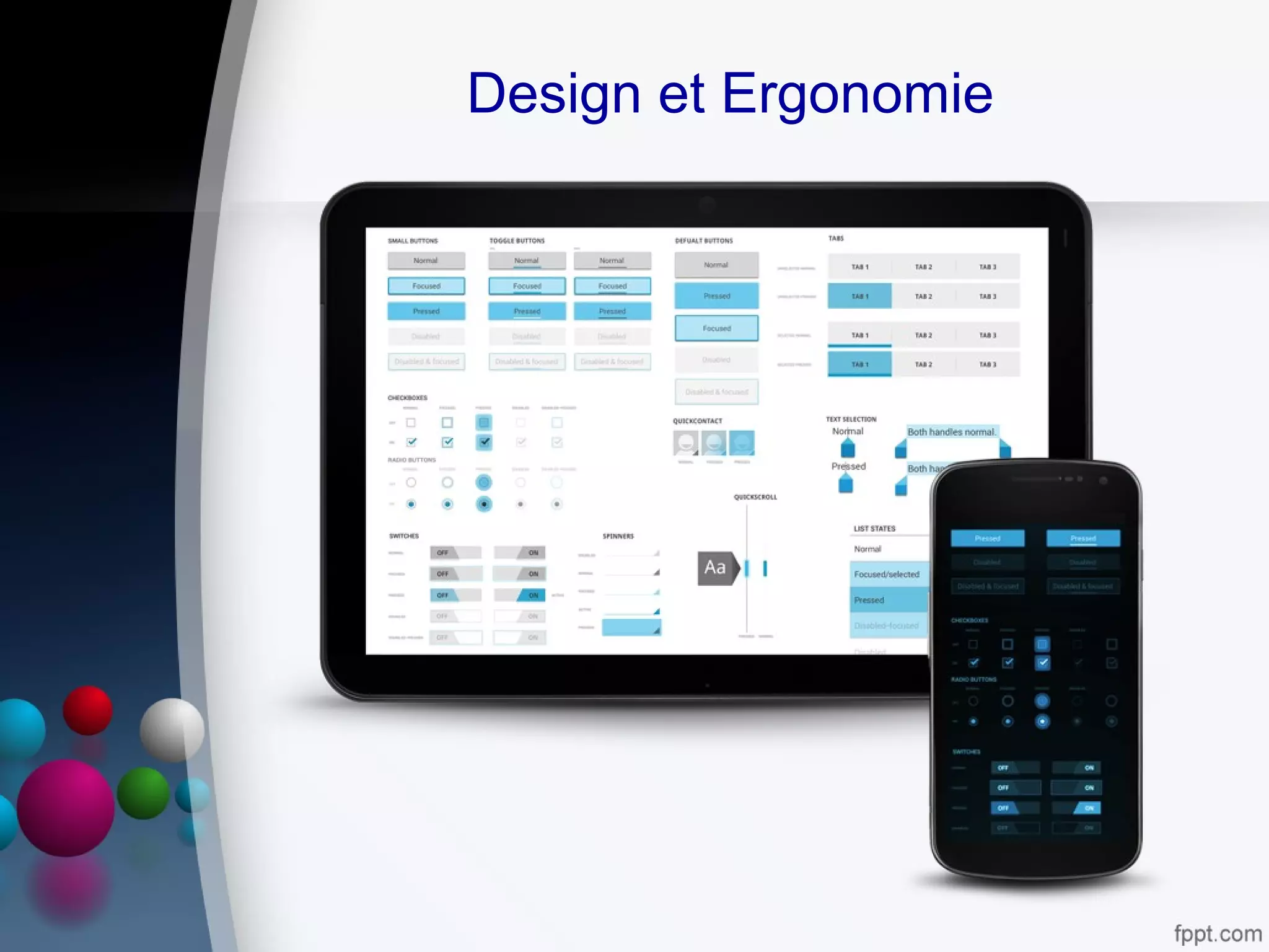 Design et Ergonomie
 